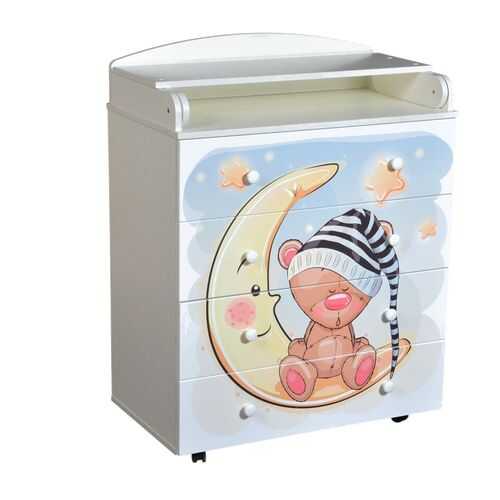 Комод Антел Lilu-7 МДФ 800/4 в Детский мир