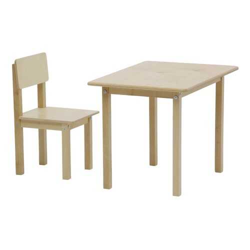 Комплект детской мебели Polini Simple 105 S, натуральный в Детский мир