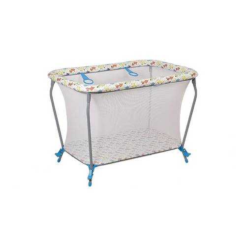 Манеж Polini kids Classic Собачки, бирюзовый в Детский мир