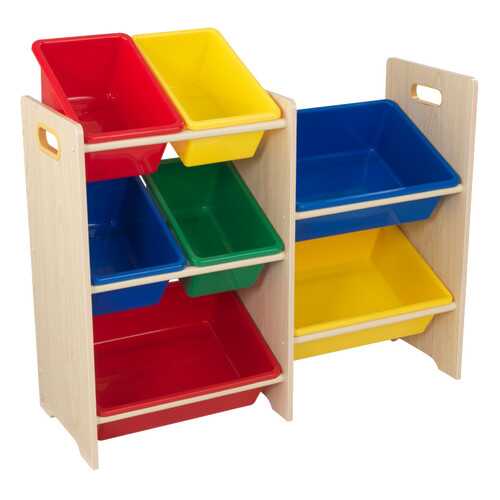 Система хранения KidKraft с 7 контейнерами яркий в Детский мир