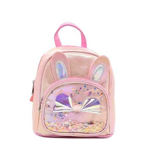 Рюкзак детский CoolToys детский с ушками, цв. розовый в Детский мир