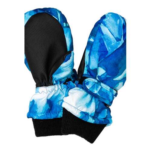 Варежки детские Button Blue, цв.синий, р-р 18 в Детский мир