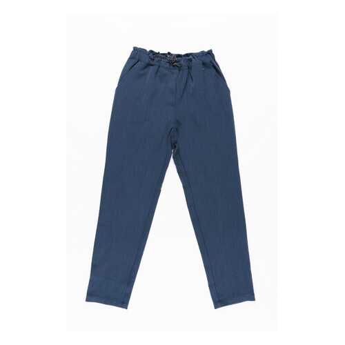 Брюки для девочки Button Blue, цв.синий, р-р 110 в Детский мир