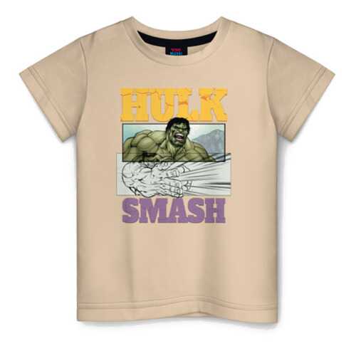 Детская футболка хлопок Hulk Smash размер 104 в Детский мир