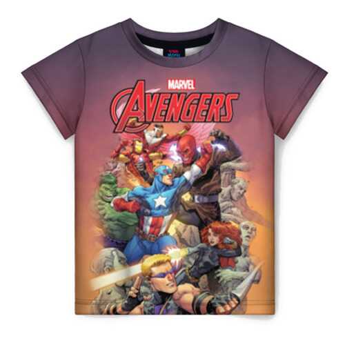 Детская футболка ВсеМайки 3D Avengers, р. 110 в Детский мир