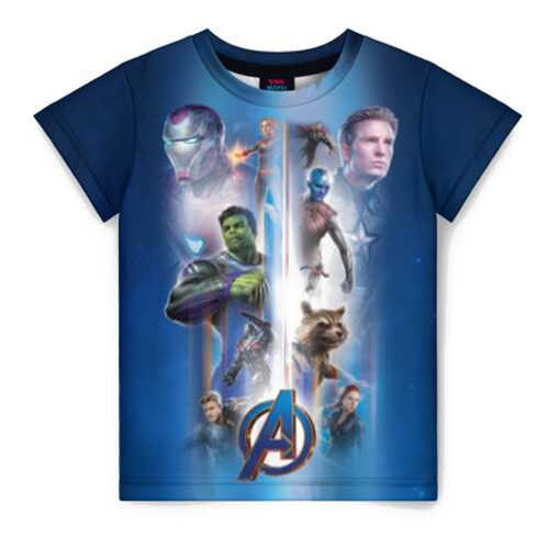 Детская футболка ВсеМайки 3D AVENGERS, р. 170 в Детский мир