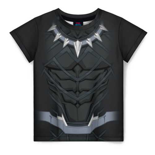 Детская футболка ВсеМайки 3D Black panther costume, р. 158 в Детский мир