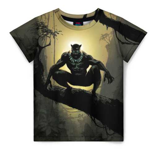 Детская футболка ВсеМайки 3D Black Panther, р. 140 в Детский мир