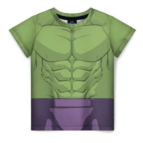 Детская футболка ВсеМайки 3D Hulk costume, р. 164 в Детский мир