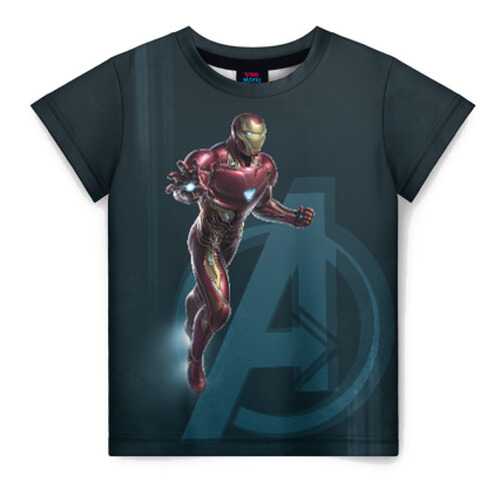 Детская футболка ВсеМайки 3D Iron Man, р. 122 в Детский мир
