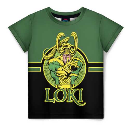Детская футболка ВсеМайки 3D LOKI, размер 104 в Детский мир