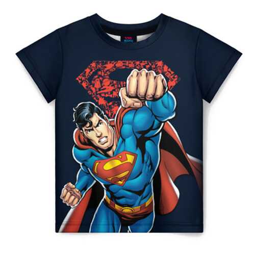 Детская футболка ВсеМайки 3D Superman, размер 110 в Детский мир