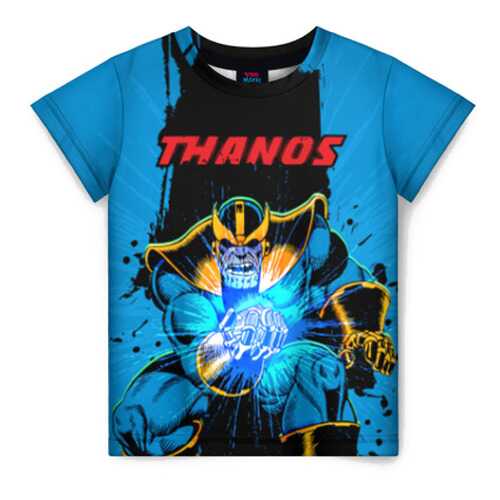 Детская футболка ВсеМайки 3D Thanos comics, размер 110 в Детский мир