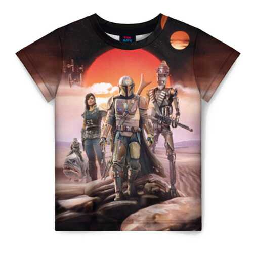 Детская футболка ВсеМайки 3D The Mandalorian, размер 104 в Детский мир