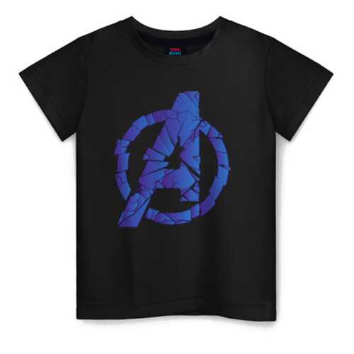 Детская футболка ВсеМайки Avengers logo blue хлопок, р. 104 в Детский мир
