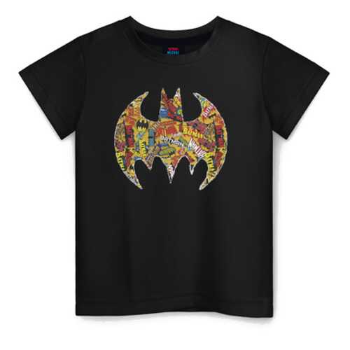 Детская футболка ВсеМайки BAT logo хлопок, р. 104 в Детский мир