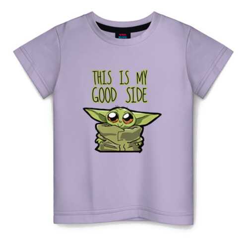 Детская футболка ВсеМайки Child Yoda, размер 116 в Детский мир