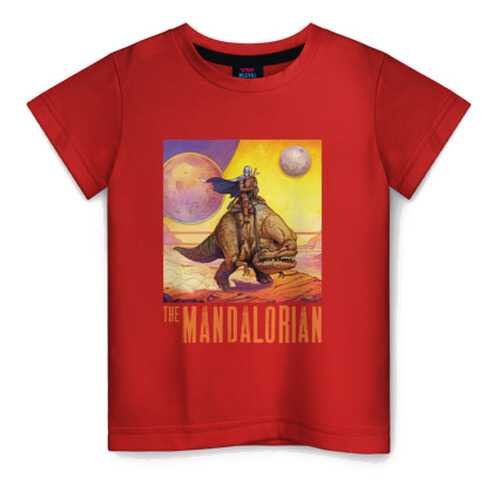 Детская футболка ВсеМайки The Mandalorian, размер 104 в Детский мир