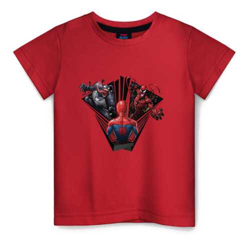 Детская футболка ВсеМайки Venom, Carnage vs Spider-man хлопок, р. 116 в Детский мир