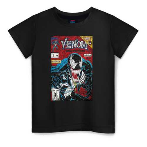 Детская футболка ВсеМайки Venom хлопок, р. 128 в Детский мир