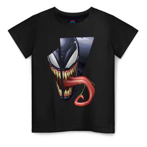Детская футболка ВсеМайки Venom with tongue sticking out хлопок, р. 116 в Детский мир