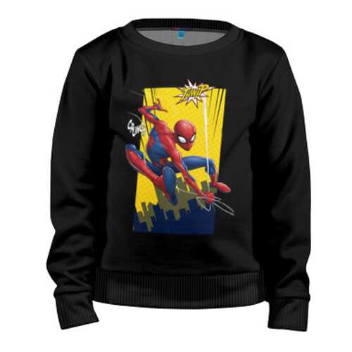 Детский свитшот ВсеМайки Comics Spider-Man, р. 128 в Детский мир