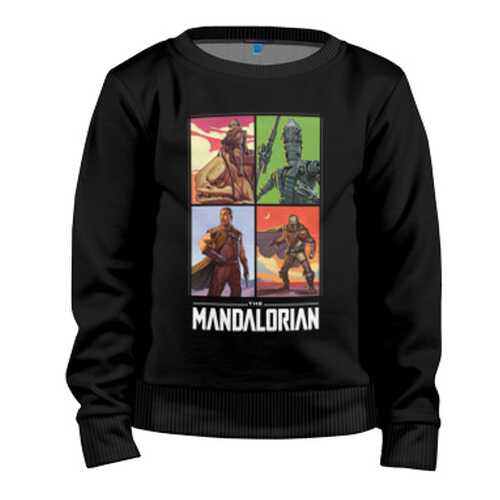 Детский свитшот ВсеМайки The Mandalorian хлопок, размер 158 в Детский мир