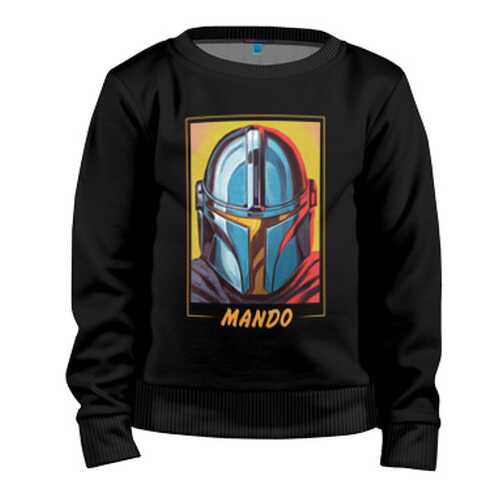 Детский свитшот ВсеМайки The Mandalorian хлопок, размер 164 в Детский мир