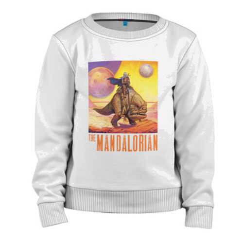 Детский свитшот ВсеМайки The Mandalorian хлопок, размер 170 в Детский мир