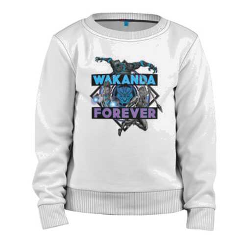 Детский свитшот ВсеМайки Wakanda, р. 128 в Детский мир