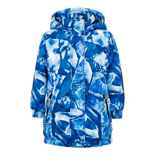 Пальто для девочки Button Blue, цв.синий, р-р 122 в Детский мир