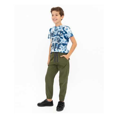 Брюки для мальчиков Button Blue, цв. хаки, р-р 110 в Детский мир
