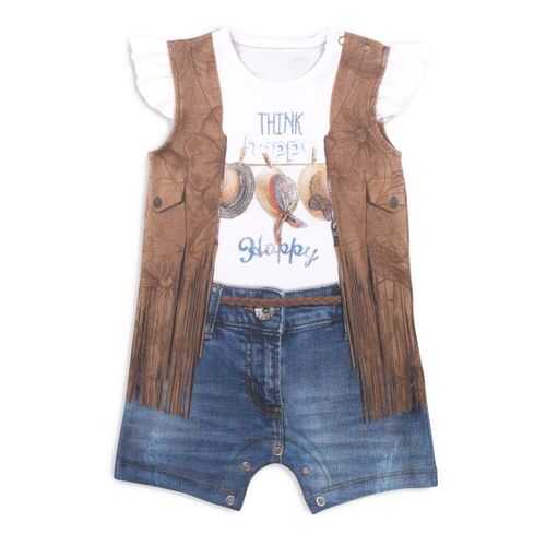 Боди Папитто для девочки Fashion Jeans 545-02 р.22-74 в Детский мир