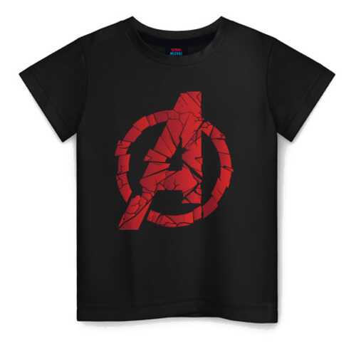 Детская футболка ВсеМайки Avengers logo red хлопок, р. 86 в Детский мир