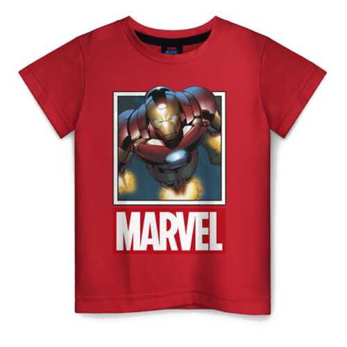 Детская футболка ВсеМайки Iron Man, размер 86 в Детский мир