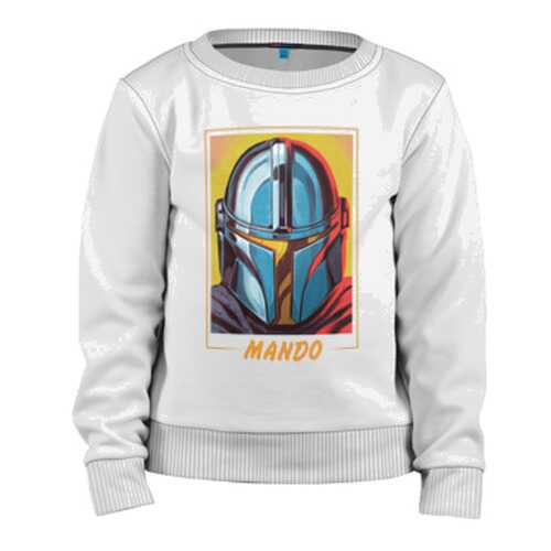 Детский свитшот ВсеМайки The Mandalorian хлопок, размер 86 в Детский мир