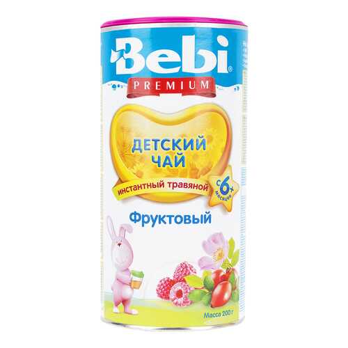 Чай Bebi Premium Фруктовый с 6 мес 200 г в Детский мир