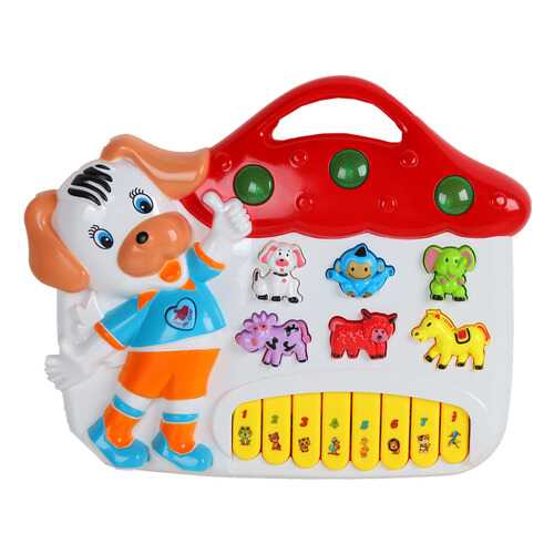 Пианино обучающее ТМ Smart Baby Домик цвет белый, 42 звука, мелодии, стихи JB0333401 в Детский мир