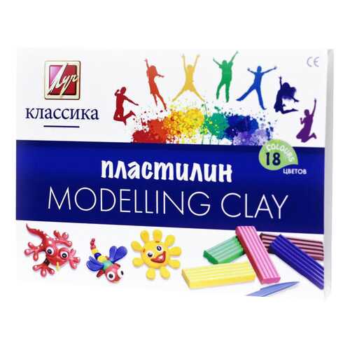 Пластилин ЛУЧ Классика 18 цветов 20С1330-08 в Детский мир