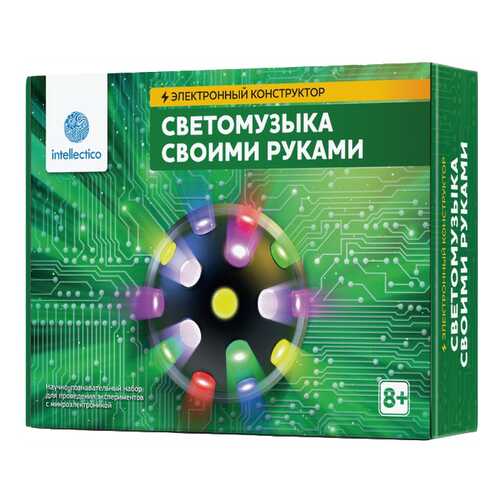 Конструктор электронный Intellectico Светомузыка своими руками 1005 в Детский мир