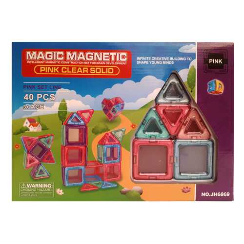 Магнитный конструктор Наша Игрушка Magic magnetic 40 элементов JH6869 в Детский мир