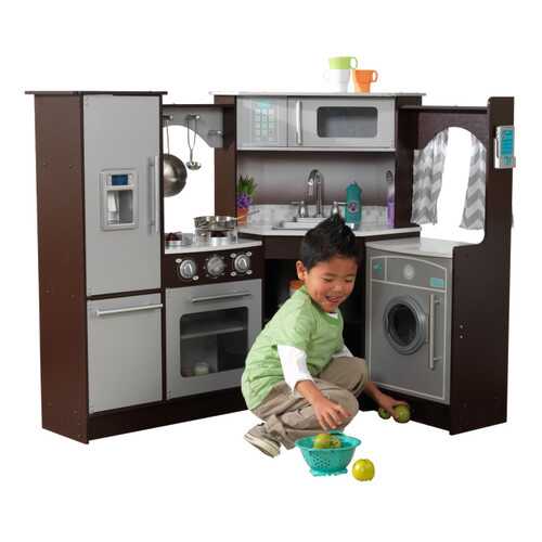 Большая детская игровая кухня KidKraft Эспрессо угловая в Детский мир
