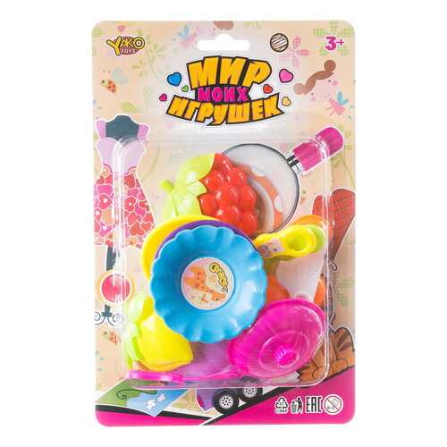 Игрушечная посуда Yako Toys 11 Пр. Серия Мир Micro Игрушек Д88721-GW в Детский мир