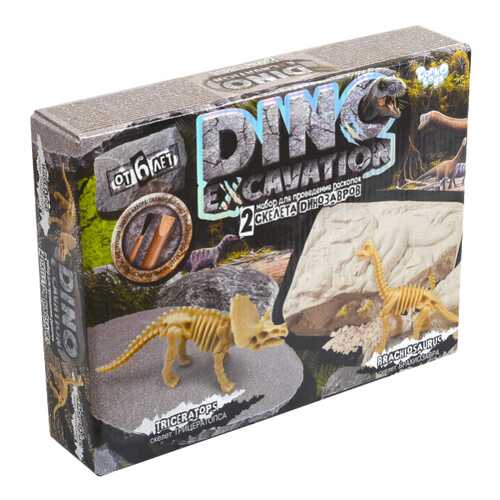 Игровой набор Danko Toys Dino excavation Трицератопс и брахиозавр в Детский мир