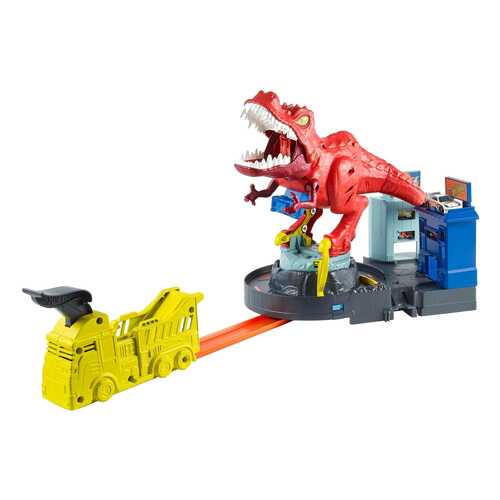 Игровой набор Хот Вилс - Разбушевавшийся Ти-Рекс Mattel в Детский мир