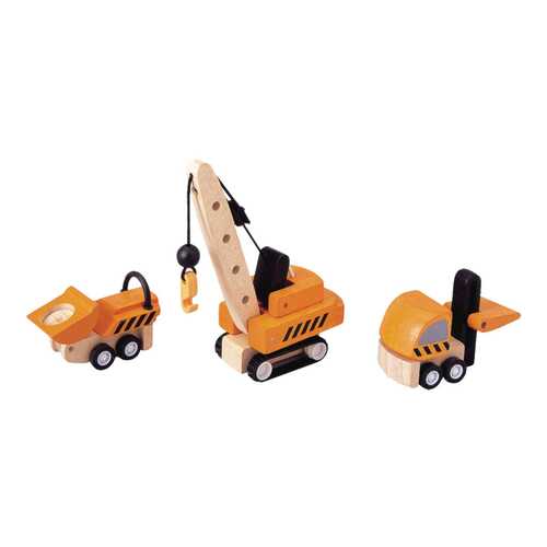 Игровой набор PlanToys Строительная техника в Детский мир
