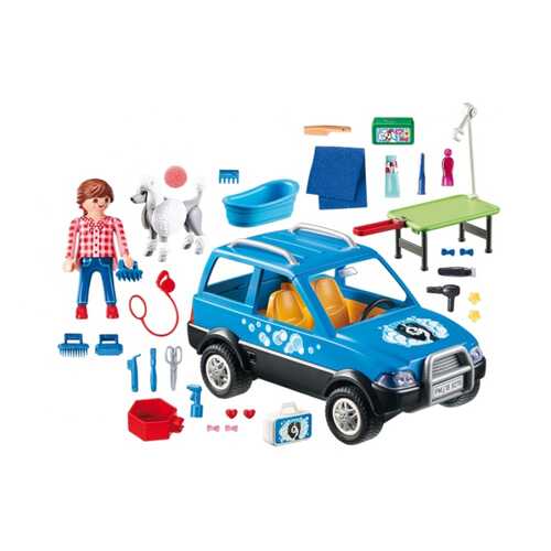 Игровой набор Playmobil Отель для животных Мобильный грумер для животных в Детский мир