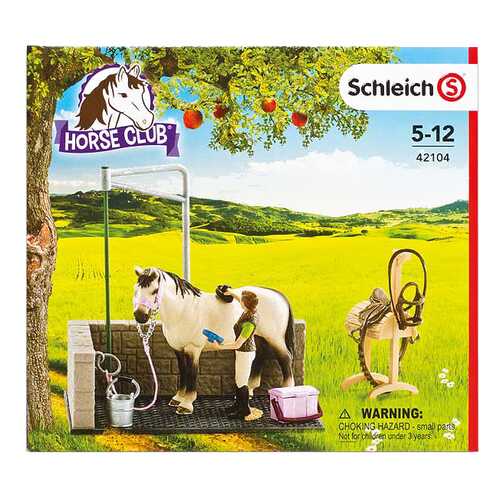 Игровой набор Schleich Мойка лошадей в Детский мир