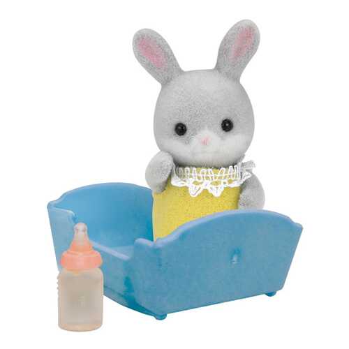 Игровой набор Sylvanian Families Малыш Серый Кролик в Детский мир
