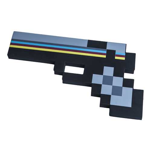 Пистолет 8Бит Pixel Crew Черный пиксельный 22см в Детский мир